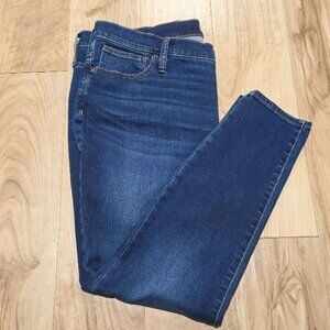 Madewell Womens High Rise Roadtripper Denim Blue Jeans Plus Size 35 Petite 41x26